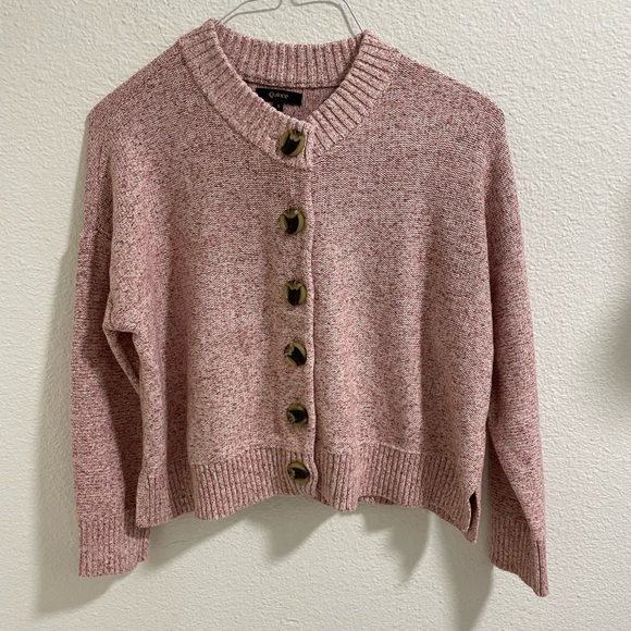 Quince Sweaters - Quince Soft Pink Knit Cardigan
